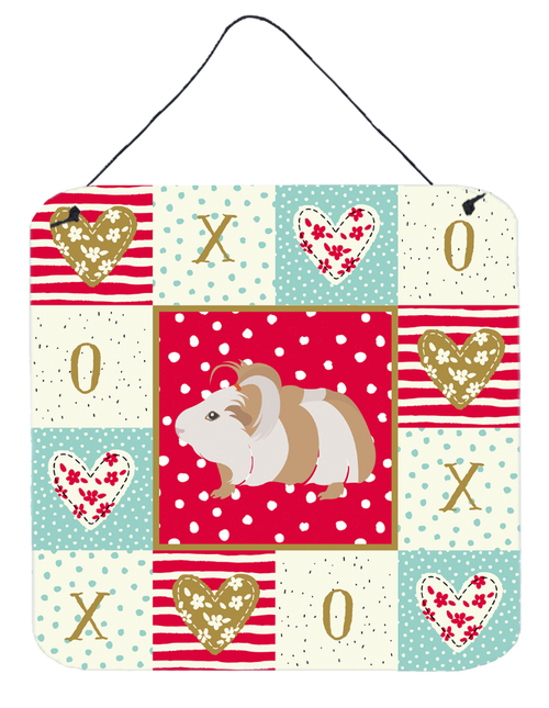 Silkie Guinea Pig Love Wall or Door Hanging Prints