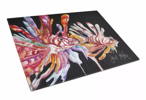 Fish Art Glass Cutting Board Large - S000213B001695P000301V020