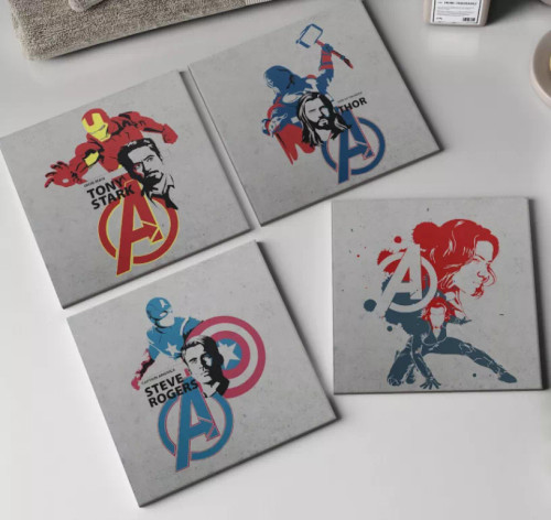 MC Hero Inspired Ceramic Coasters | By Trebreh Designs