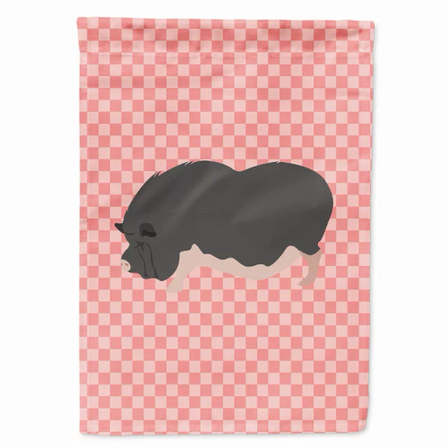 Animal/Bird Themed Pink Check Flag Canvas - BB7941CHF