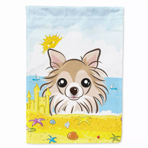 Summer Beach/Dog Breed Flag Canvas - BB2119CHF