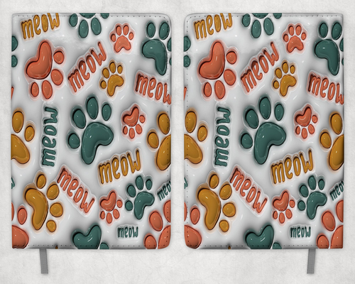 Meow Printed 8 Inch  A-5 Journal