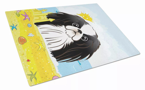 Summer Dog Art Glass Cutting Board Large - S000213B001695P061349V016