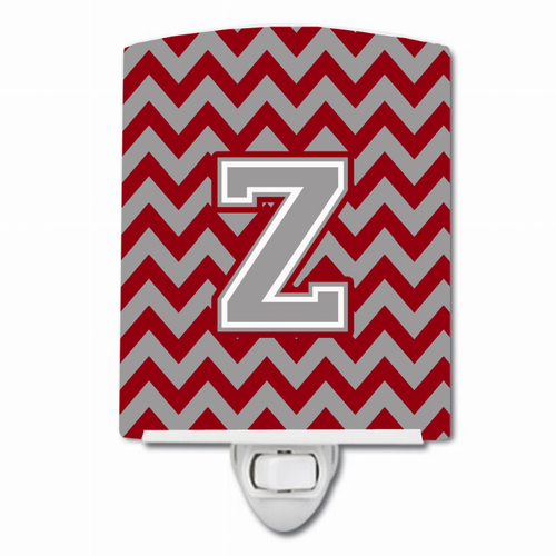 Letter Chevron Ceramic Night Light - CJ1043-ZCNL