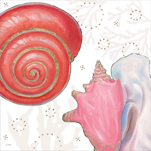 Shimmering Shells IV by James Wiens, Canvas Art