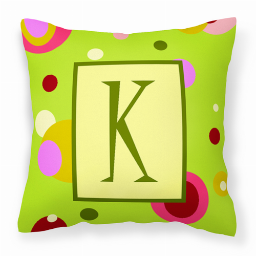 Monogram Letter Fabric Decorative Pillow - CJ1010-KPW1414