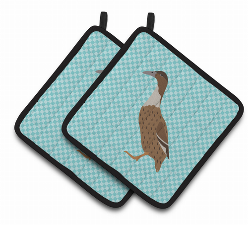 Bird on Pair of Pot Holders - BB8035PTHD