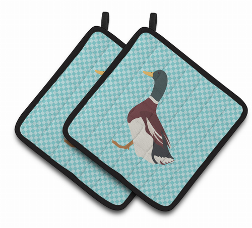 Bird on Pair of Pot Holders - BB8030PTHD