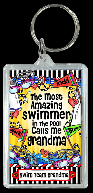 Swim Team Family Keychain - KC312-B_WS