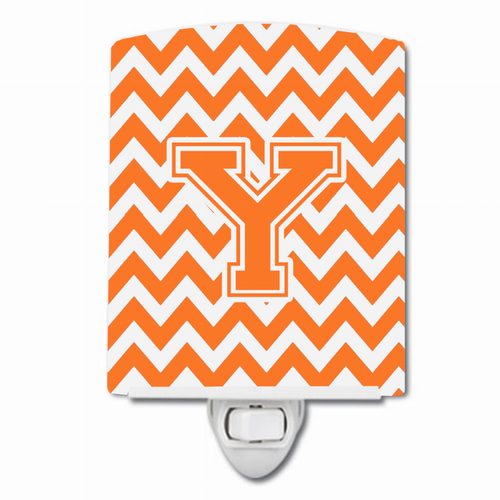 Letter Chevron Ceramic Night Light - CJ1046-YCNL