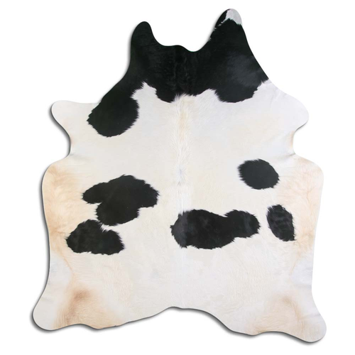 NATURAL HAIR ON COWHIDE BLACK AND WHITE - CPNBLWSP3B-00129372