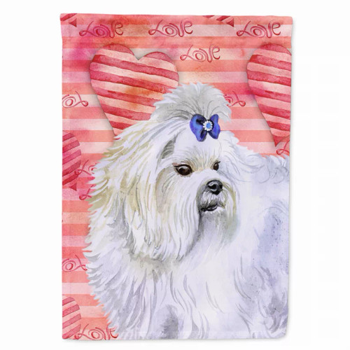 Love/Dog Breed Themed Flag Canvas - BB9738CHF