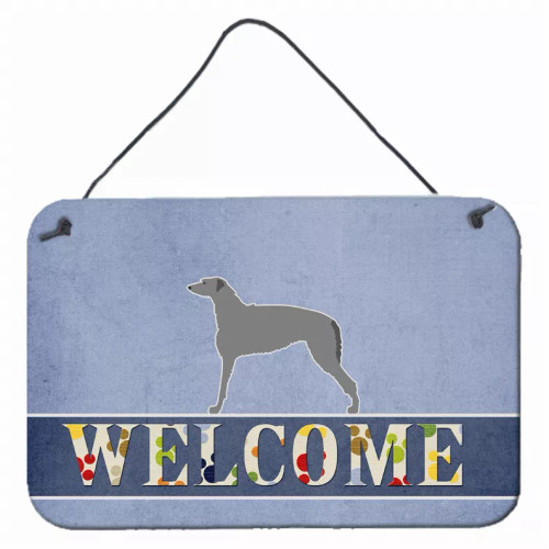 Welcome Sign with Dog Wall or Door Hanging Prints - BB5500DS812