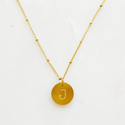 Ellison + Young: Singular Charm Initial Necklace - Z2-541-9-2020-EYN0003-J