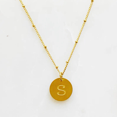 Ellison + Young: Singular Charm Initial Necklace - Z2-541-9-2020-EYN0003-S