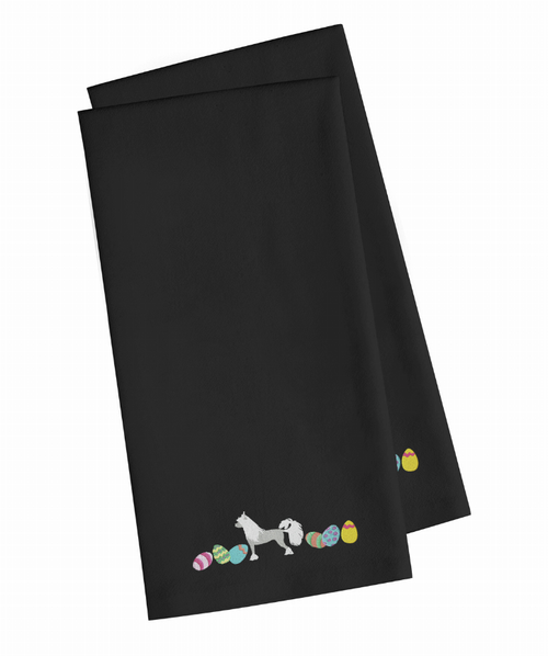 Easter Dog Design Embroidered Kitchen Towel Set of 2 - S000213B001695P114839V000