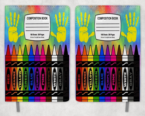 Composition Notebook  Printed 8 Inch  A-5 Journal