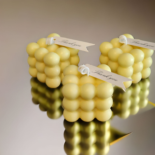 Bubble Cube Soy Candle - S002633B002891P000026V121