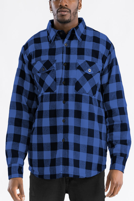 Quilted Flannel 3.1 - FL301-ROYALBK-L