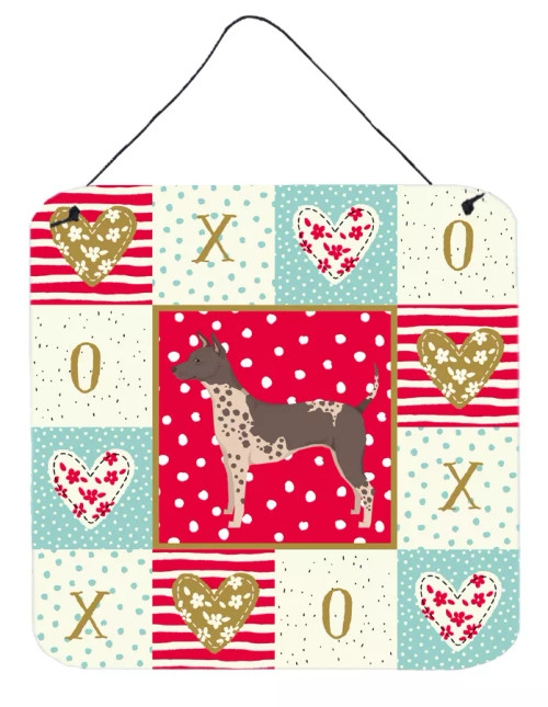 American Hairless Terrier Love Wall or Door Hanging Prints