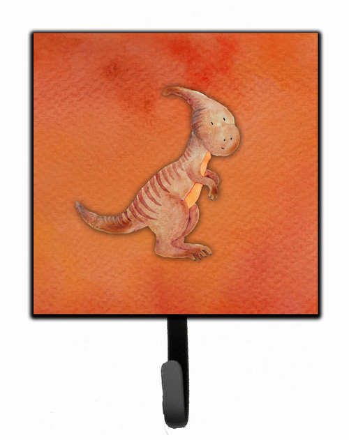 Parasaurolophus Watercolor Cartoon Art Themed Watercolor Leash or Key Holder