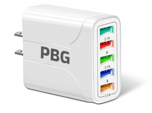 PBG 5 Port Wall Charger Charge 5 Devices at Once! - PBG5PORTWCGBK_C279