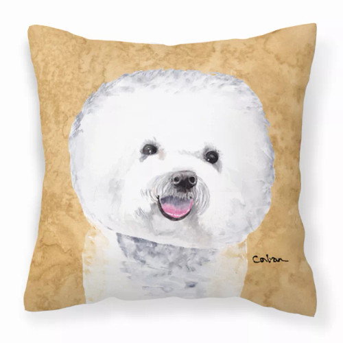 Wipe Your Paws Dog Art Fabric Decorative Pillow - S000213B001695P022622V000