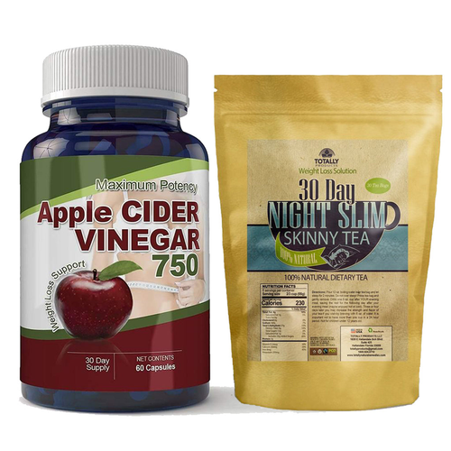Night Slim Skinny Tea and Apple Cider Capsule Combo Pack - COMBO031