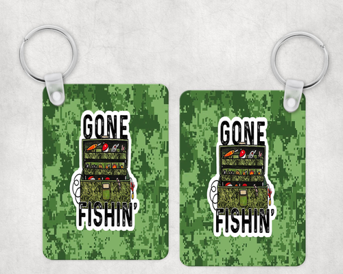 Gone Fishin Keychain