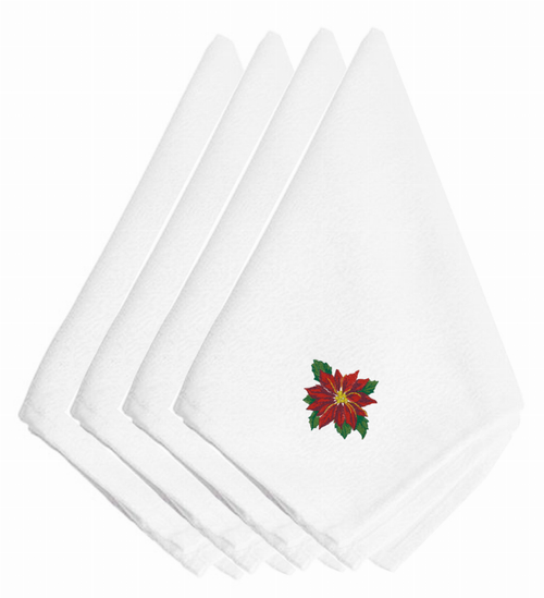 Christmas Themed Embroidered Napkins - EMBT2405NPKE