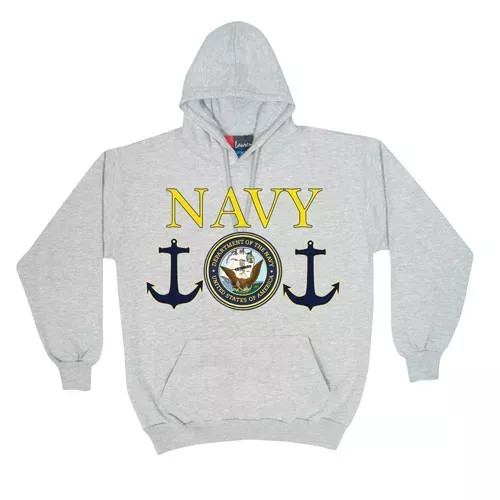 Navy Seal Pullover/Hooded Grey