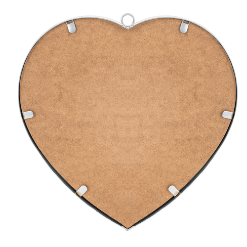Heart Mirror I Love You Silver