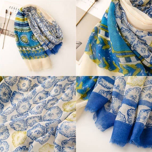 Handmade F Soft Voile Scarves