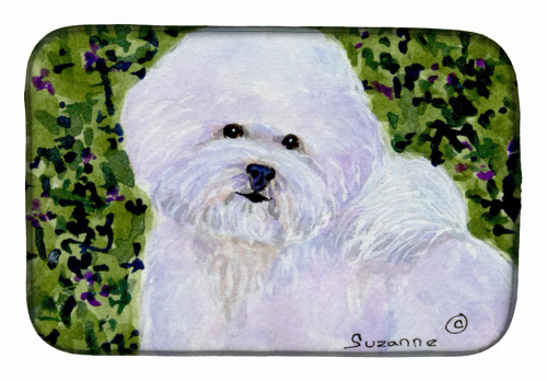 Bichon Frise Dish Drying Mat - S000213B001695P115687V007