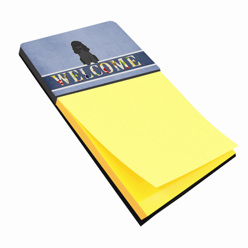 Welcome Design with Dog Sticky Note Holder - BB5652SN