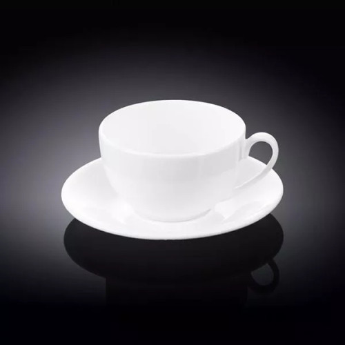 [ Set of 6 ] 8 FL OZ | 250 ML TEA CUP & SAUCER