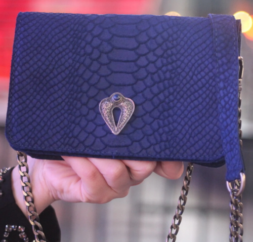 Majorelle Mini Saffiano Leather Crossbody Bag