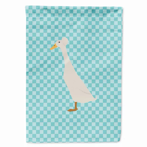 Animal/Bird Themed Blue Check Flag Canvas - BB8033CHF