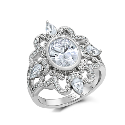 Micro Pave Engagement Ring - XR-0269