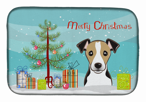 Holiday Dog on Dish Drying Mat - BB1633DDM