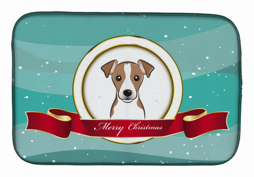 Holiday Dog on Dish Drying Mat - BB1570DDM