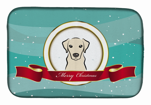 Holiday Dog on Dish Drying Mat - BB1532DDM