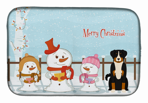 Holiday Dog on Dish Drying Mat - BB2374DDM