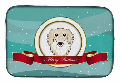 Holiday Dog on Dish Drying Mat - BB1522DDM