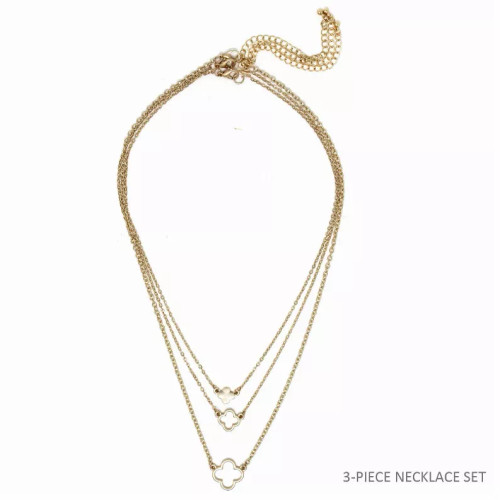 Layered Clover Necklace