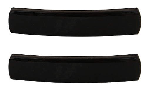 Small French Black Barrette Pair - 9400-2--10