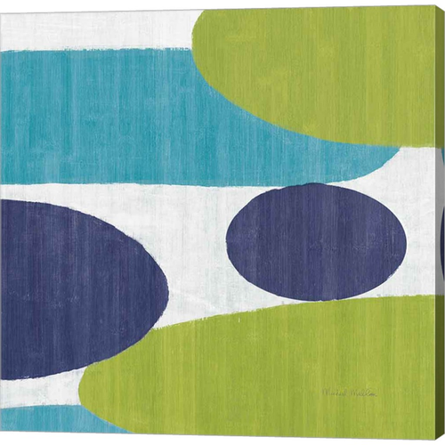 Costa Del Sol I Blue Green by Michael Mullan, Canvas Art