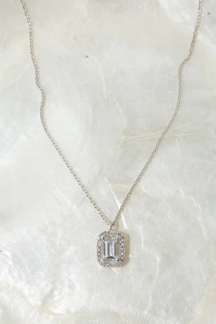 Silver Looking Glass 925 Necklace