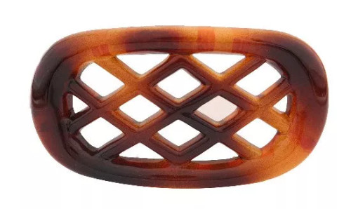 Large Gate Non Metal Tortoise Shell Barrette - 627-11