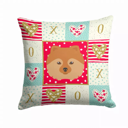 Dog Face Art Love Design Fabric Decorative Pillow - S000213B001695P007188V000